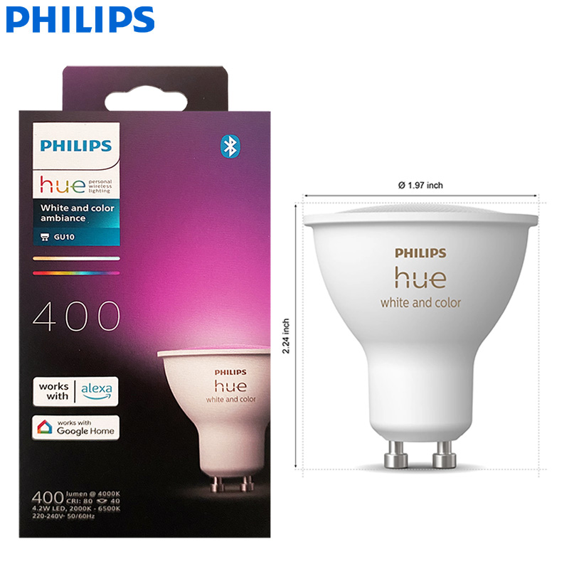 Philips Bulb Hue - Philips Hue GU10 หลอดไฟ LED อัจฉริยะ