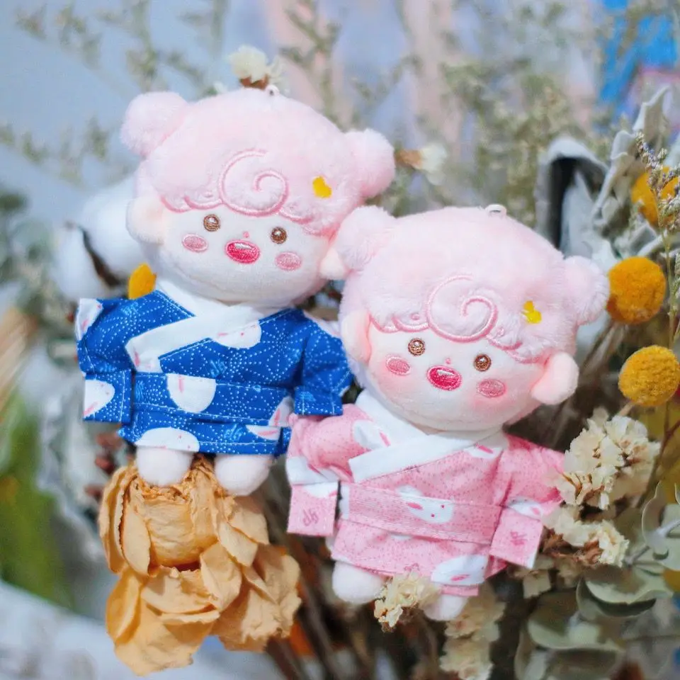Japanese Lifestyle Clothing - Star Idol Yukata ชุดกิโมโนญี่ปุ่นเสื้อคลุมฮาโอริชุดสําหรับ 10 ซม.ตุ๊กตาเสื้อผ้า