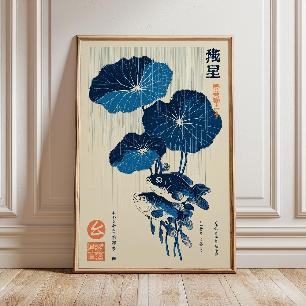 โปสเตอร์ปลาทอง โปสเตอร์ปลาคาร์ - Japanese Zen Lifestyle บทวิจารณ์และราคา