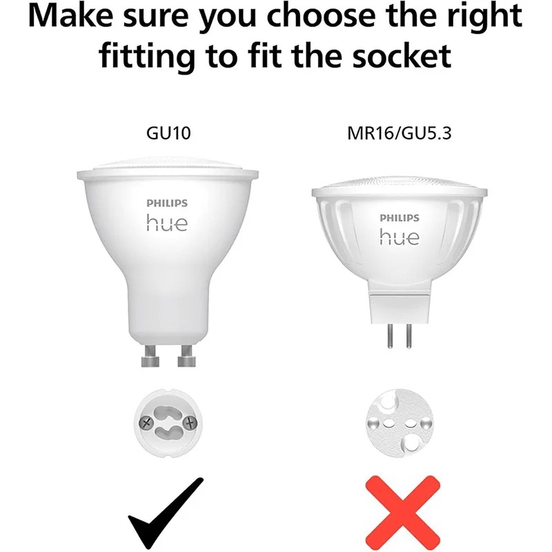 Philips Hue GU10 หลอดไฟ LED อั - Philips Bulb Hue บทวิจารณ์และราคา
