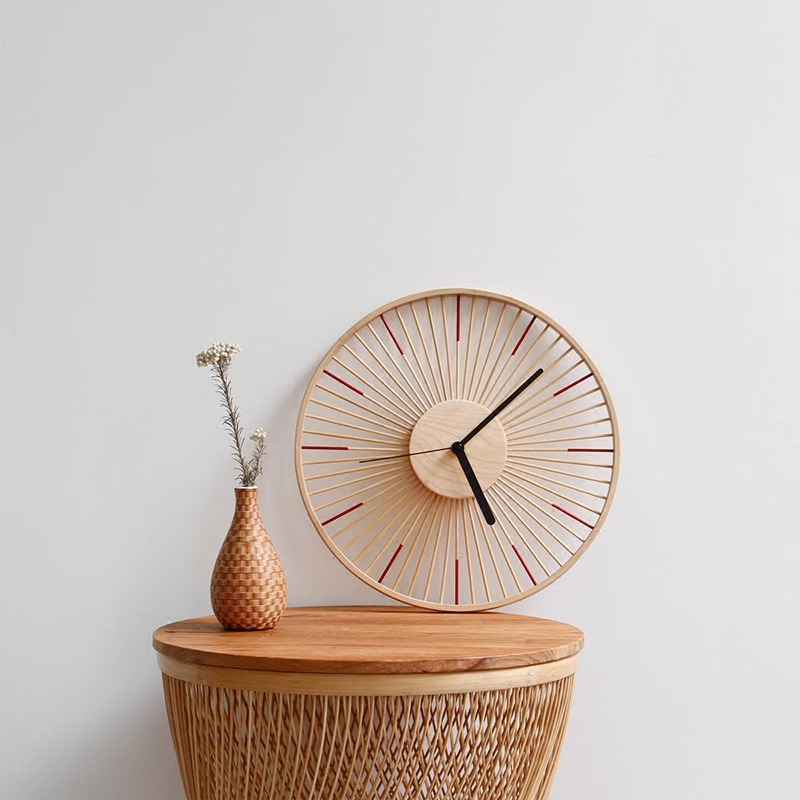 ญี่ปุ่นนาฬิกาแขวนเรียบง่ายคุณภ - Japanese Lifestyle Home บทวิจารณ์และราคา
